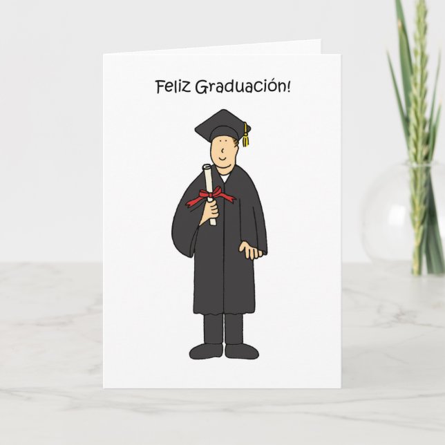 Carte Accord de graduation espagnole pour Him (Devant)
