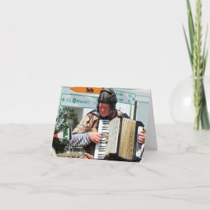 Carte Accordéon Player Accordéoniste Musicien Manquant V