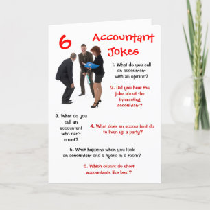 Carte Accountant Birthday Card   Accountant Jokes Humor