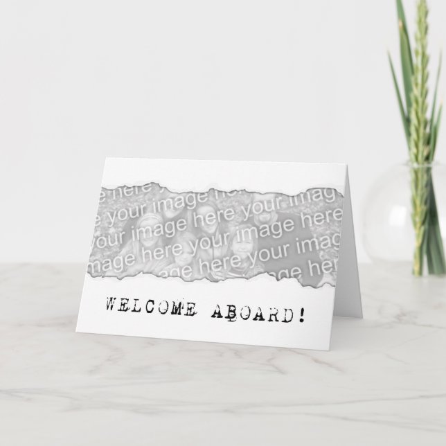 Carte accueil à bord ! (larme de page) (Devant)