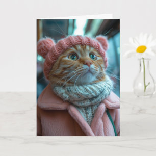 Carte Accueil Chaleureux du Chat