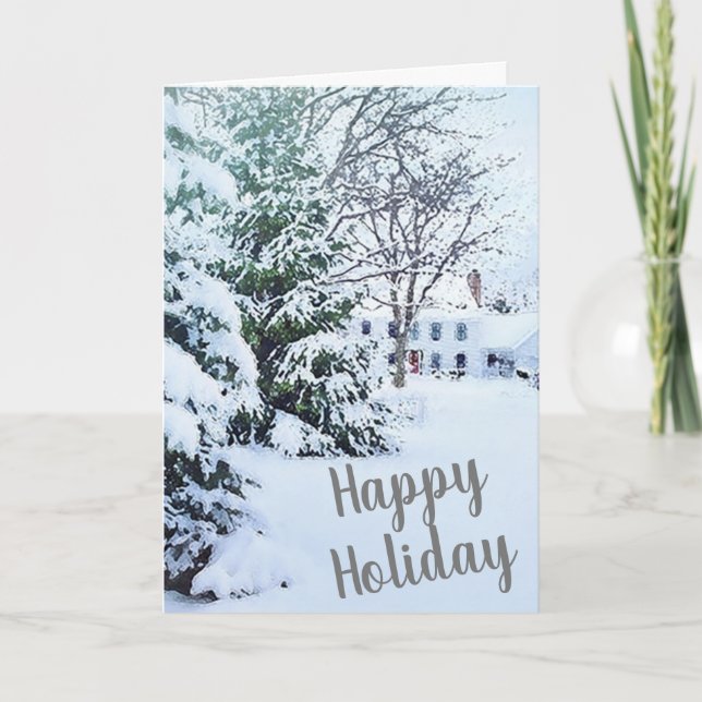 Carte Accueil pour Noël (Devant)