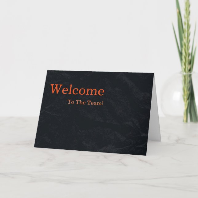 Carte Accueil simple et personnalisé (Devant)