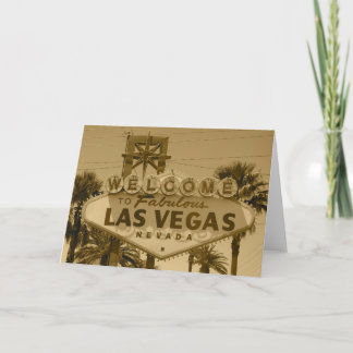 Carte Accueil vers Las Vegas fabuleux
