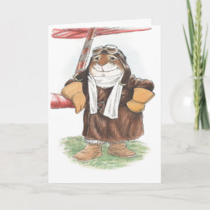 Carte Ace Rabbit aviator card