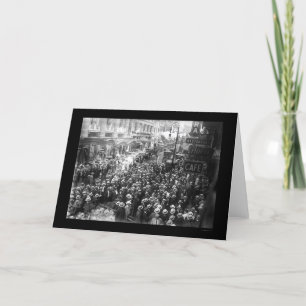 Carte Acteurs frappant à New York 1919