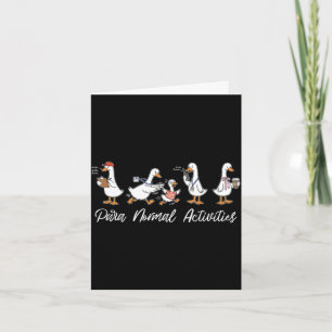 Carte Activités para normales drôles de gooses sped