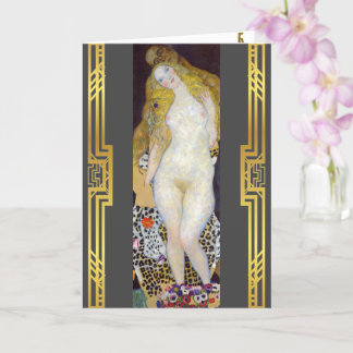 Carte Adam et Eve de Klimt restaurés