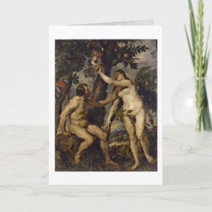 Carte Adam Et Eve Par Peter Paul Rubens
