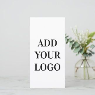 CARTE ADD YOUR LOGO