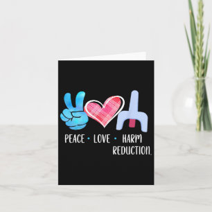 Carte Addiction Conseiller Récupération Paix Amour Harm 
