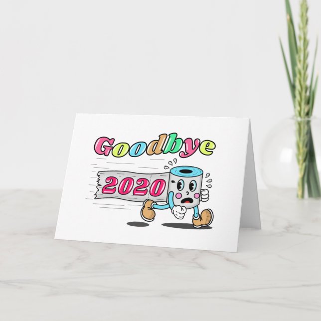 Carte Adieu 2020 - C’est enfin terminé (Devant)