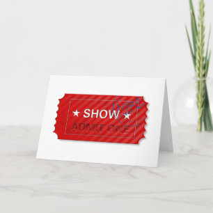 Carte Admettre un ticket