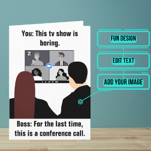 Carte Admin Assistant Funny Anniversaire