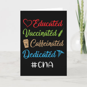 Carte Adn dédié à la caféine vaccinée éduquée