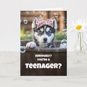 Carte Adolescent Adolescente Joyeux Anniversaire Mignon