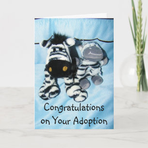 CARTE "ADOPTION" FÉLICITATIONS À VOUS ET À VOTRE FAMILLE