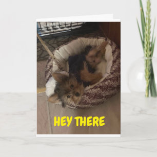 CARTE ADORABLE PUPPY SE RÉVEILLE POUR DIRE "HEUREUX ANNI