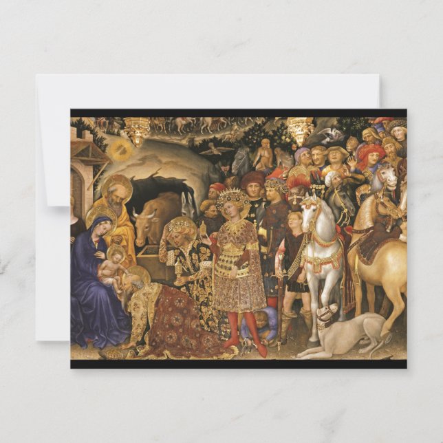 Carte Adoration de la Magi (Devant)