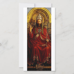 Carte Adoration de l'agneau mystique par Jan van Eyck