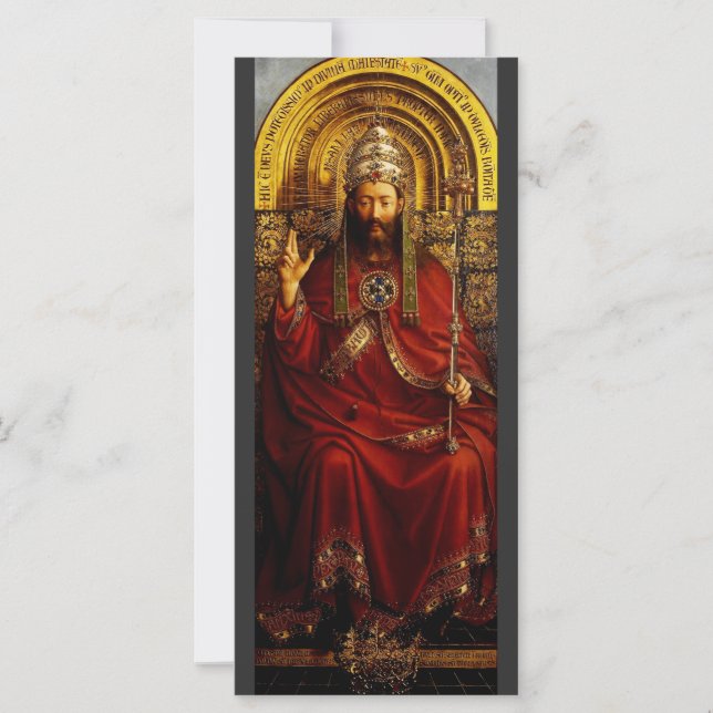 Carte Adoration de l'agneau mystique par Jan van Eyck (Devant)