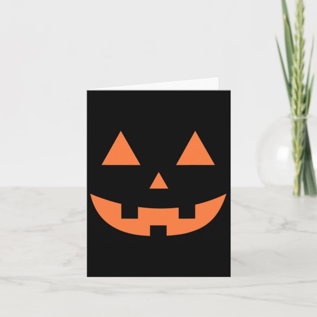 Carte Affaire Scary Jack O'Lantern (Devant)