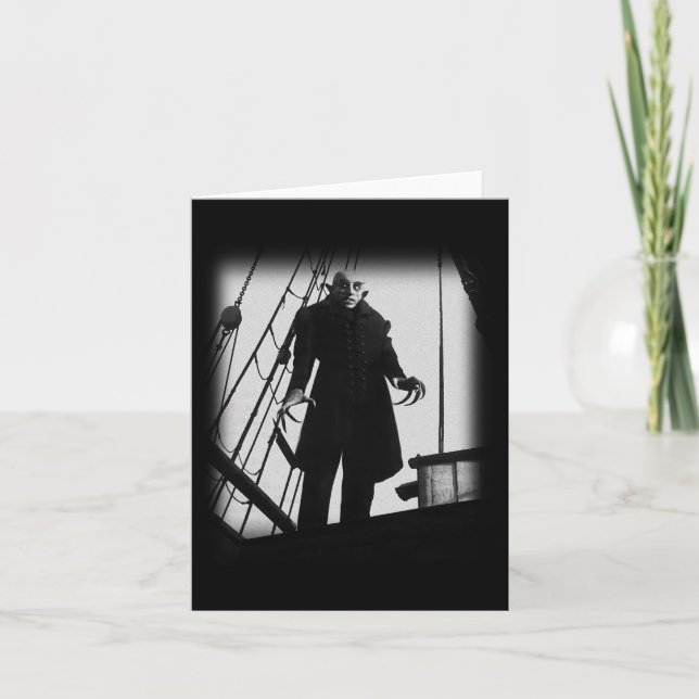 Carte Affiche de Nosferatu Vampire Horreur Dracula Vlad  (Devant)