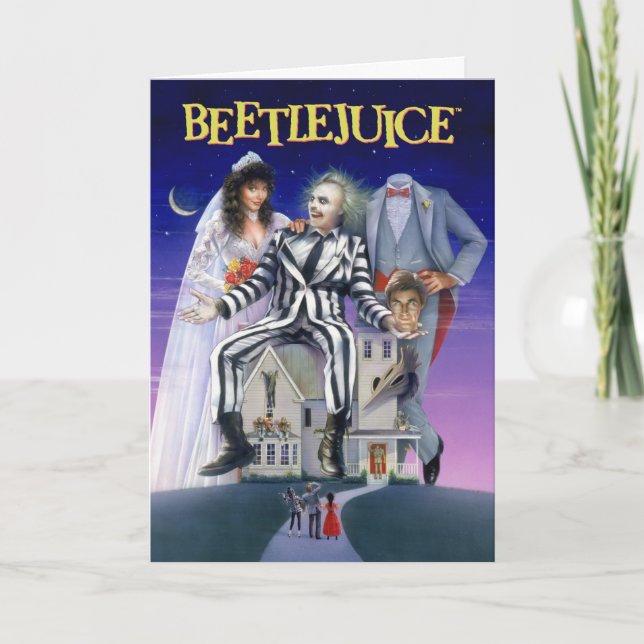 Carte Affiche de théâtre de Beetlejuice (Devant)