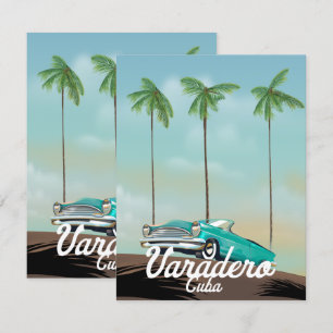 Carte Affiche de voyage à Varadero Cuba