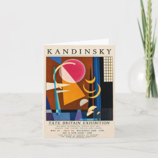 Carte Affiche d'exposition Kandinsky | Géométrique abstr
