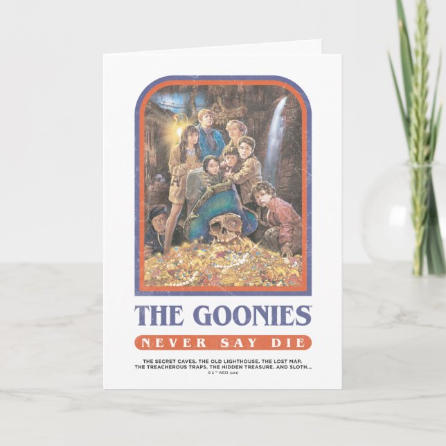 Carte Affiche du trésor de The Goonies pour l'anniversai (Devant)