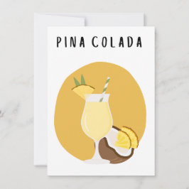 Carte Affiche Pina Colada petit format