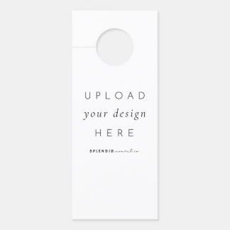 Carte Affichette de porte pour l'hôtel