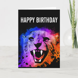 Carte Africaine Safari Cheetah