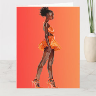 Carte African American Black Queen Melanin Sista Shopp