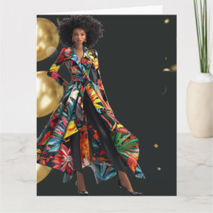 Carte African American Black Queen Melanin Sista Shopp