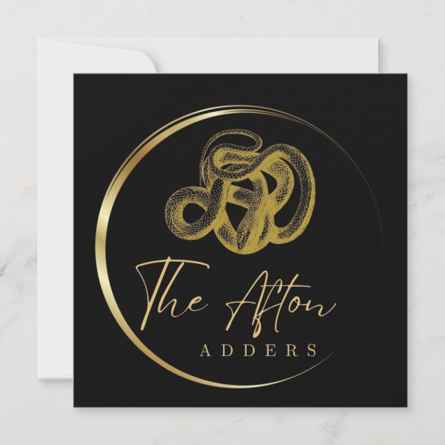 Carte Afton Adders (Devant)