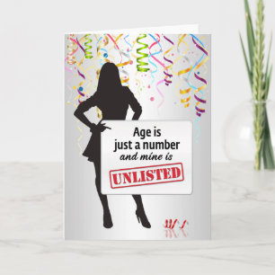 Carte Age is just a number...and mine is unlisted!