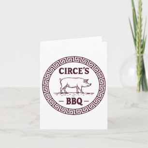 Carte Agema Apparel Uni-adultes Grecque Mythologie Bbq, 
