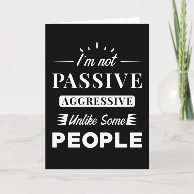 Carte Agressif passif (Devant)