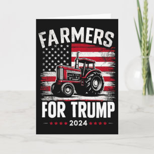 Carte Agriculteurs Américains Patriotiques Pour Élection