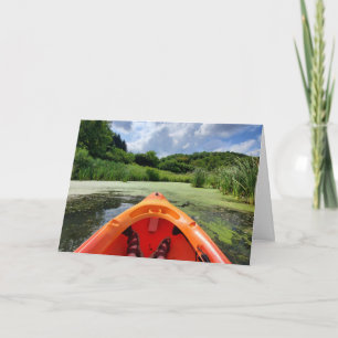 Carte Ahhhh Kayaking Relaxation disant Salut