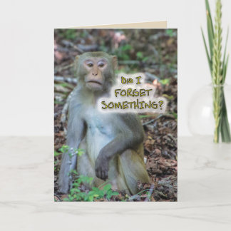 Carte Ai-je oublié quelque chose