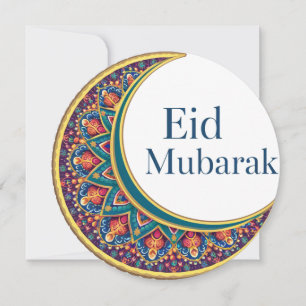 Carte Aïd Moubarak - Fête de la joie et des bénédictions