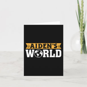 Carte Aidenacesarmy combat contre le cancer Aiden’s worl