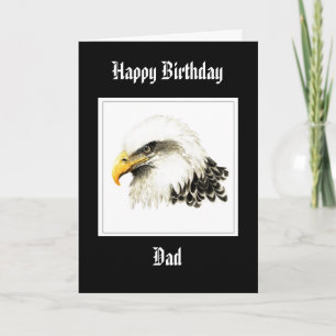 Carte Aigle - Anniversaire papa, Funny Militaire