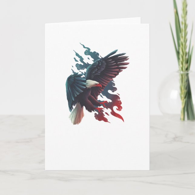 Carte Aigle métallique (Devant)