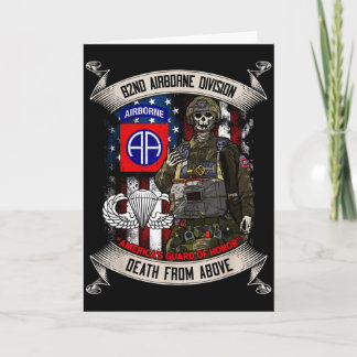 Carte Ailes de saut du 82e Airborne Di Paratrooper Fort 