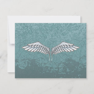 Carte Ailes gris-bleu