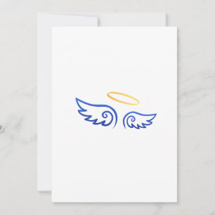 Carte Ailes Royal Blue Angel avec Halo